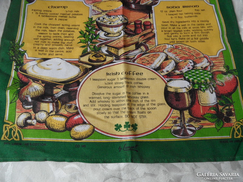 Tradicionális ír recept lakástextil, terítő, falvédő