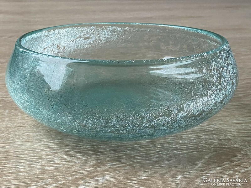 Karcagi veil glass serving bowl