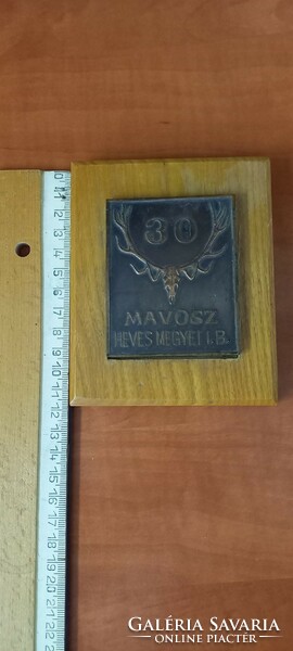 Mavosz commemorative plaque 30 years of fierce county i, b