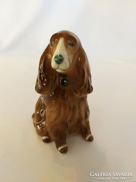 Zsolnay spaniel dog figurine (no.: 24/212.)