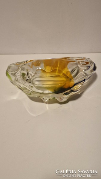 Bohemian glass, Czech glass basket