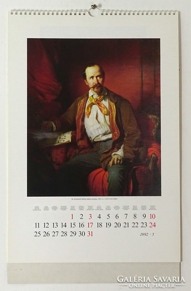 1Q297 József Borsos : calendar 1992