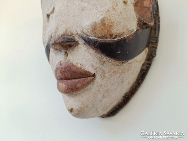 Antique African mask Bakongo ethnic group Congo 446 wall 23 7808
