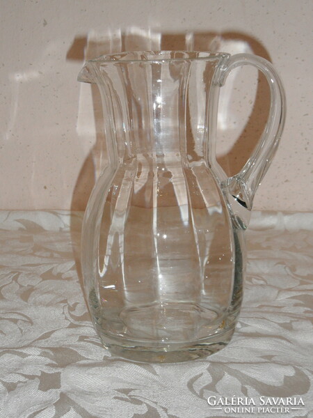Older glass water and wine jug