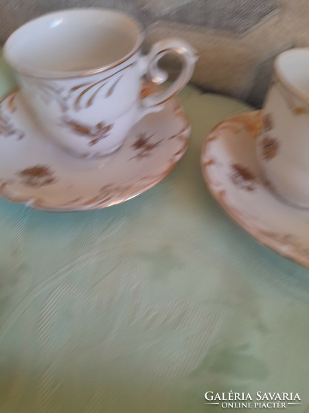 Barokk kávés csésze  gyönyörű párban