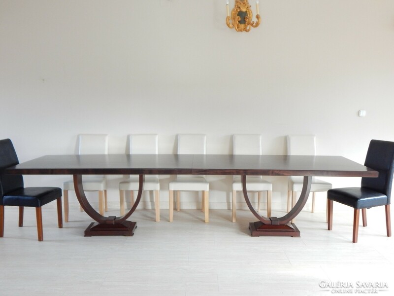 Art Deco 12 személyes tárgyalóasztal [C-23],Mérete,,350 x 100 cm.