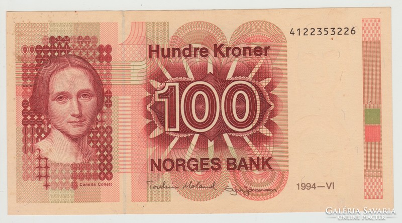 Norwegian 100 kroner 1994 vi
