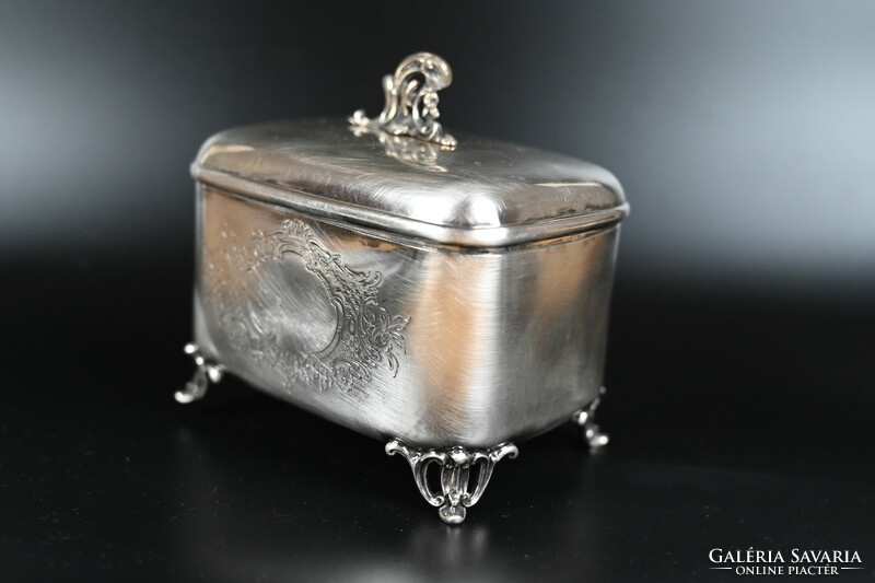Fairytale, antique silver box, sugar box, 360g