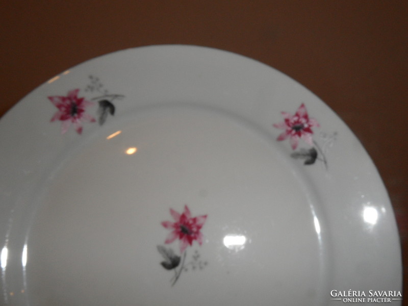 Virágos Alföldi porcelán süteményes tányér ( 6 db. )