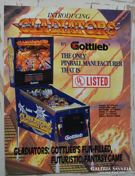 Pinball flyer gottlieb 