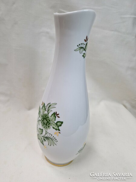 Hollóházi Erika mintás porcelán váza hibátlan állapotban 25 cm.