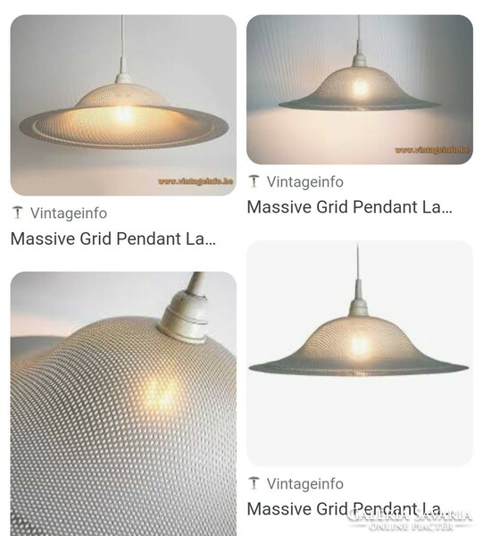 Huge massive vintage Plexiglas ceiling lamp negotiable design