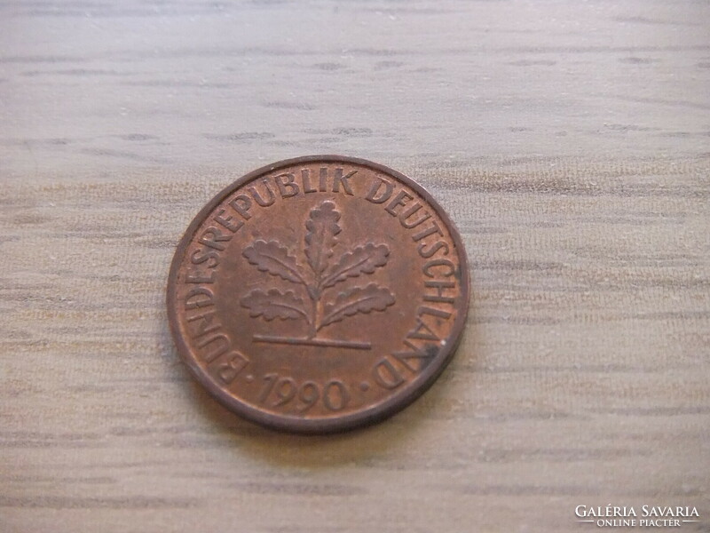 2   Pfennig   1990   (  D  )  Németország