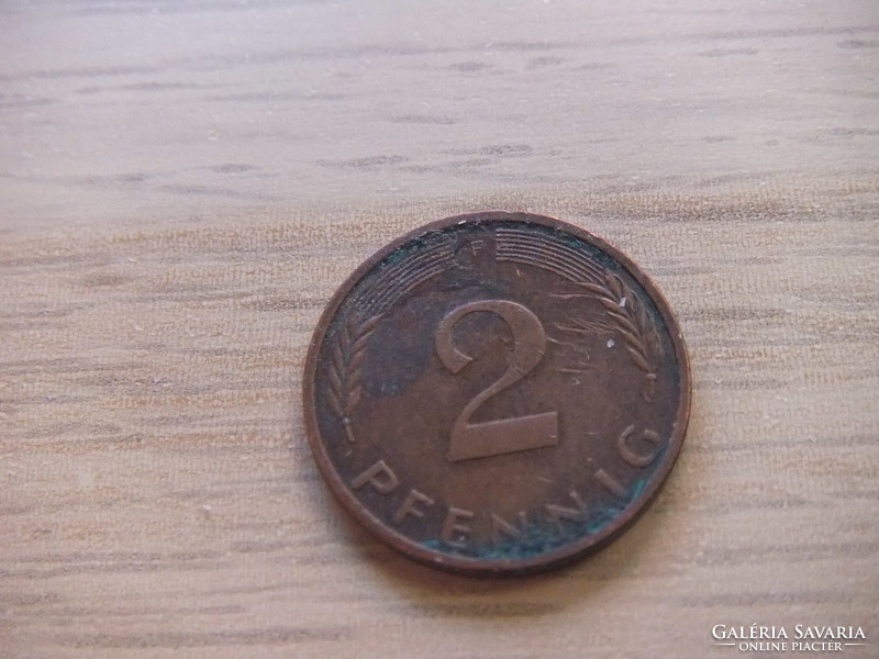 2   Pfennig   1974   (  F  )  Németország