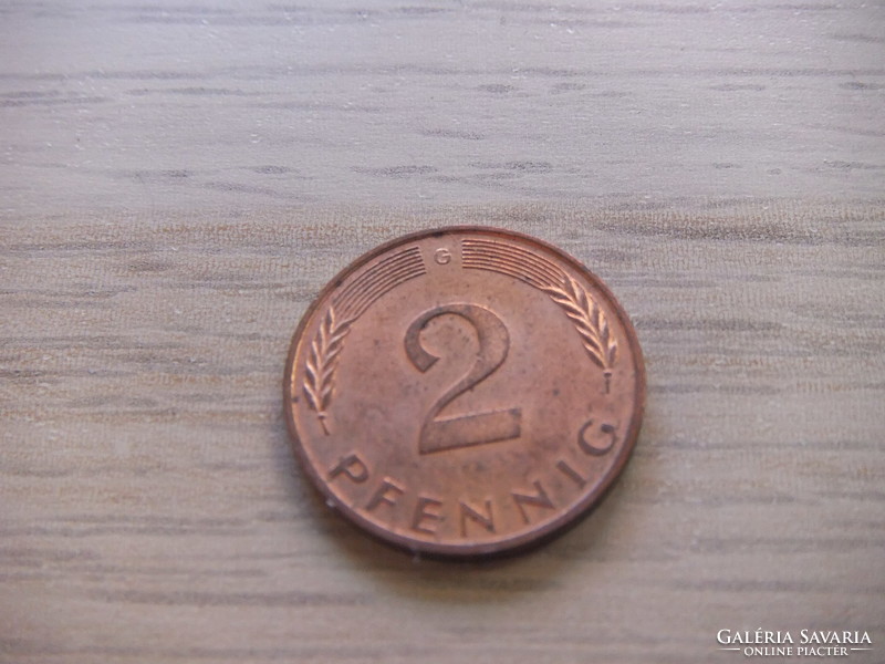 2   Pfennig   1989   (  G  )  Németország