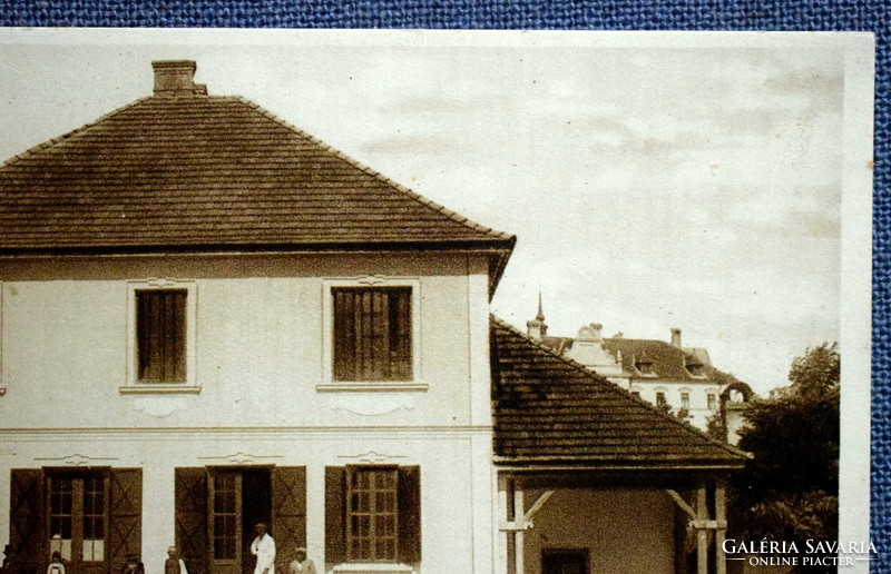 Acsa - Szövetkezet és népház -  fotó képeslap   1938