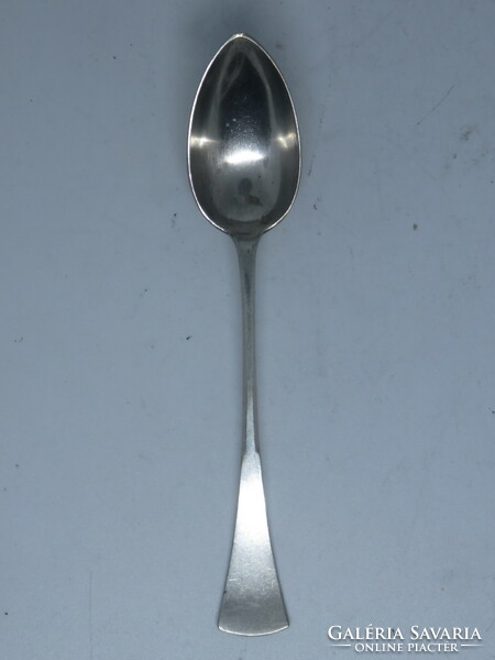 Hungarian art deco silver tea spoon