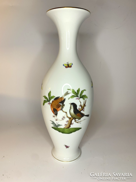 Herendi Rothschild mintás váza, 34 cm