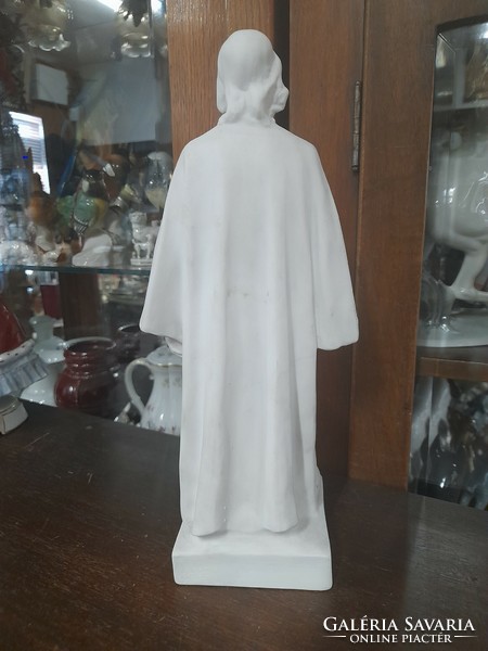 Oh Herend Croatian John Biscuits Jesus porcelain statue. 28.5 Cm.