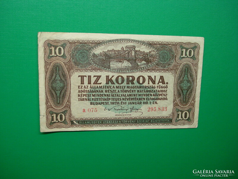 10 korona 1920  AP
