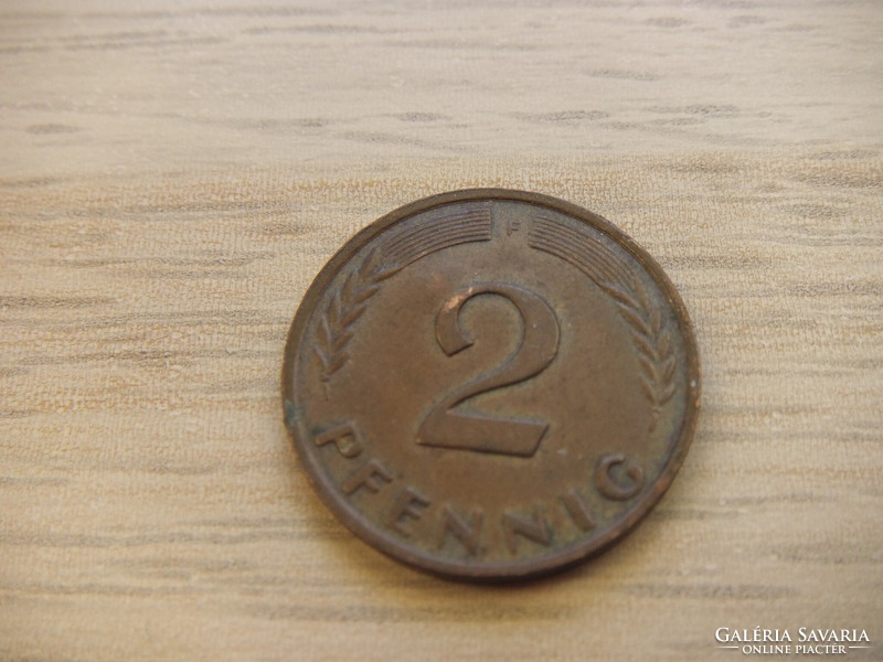 2 Pfennig 1961 ( f ) Germany