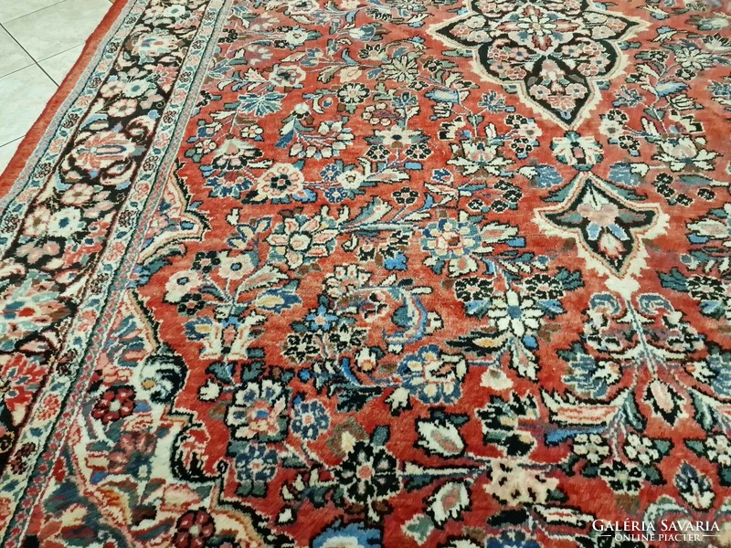Antik iráni mahal  kézi csomózású 275x370 gyapjú perzsa szőnyeg BFZ560