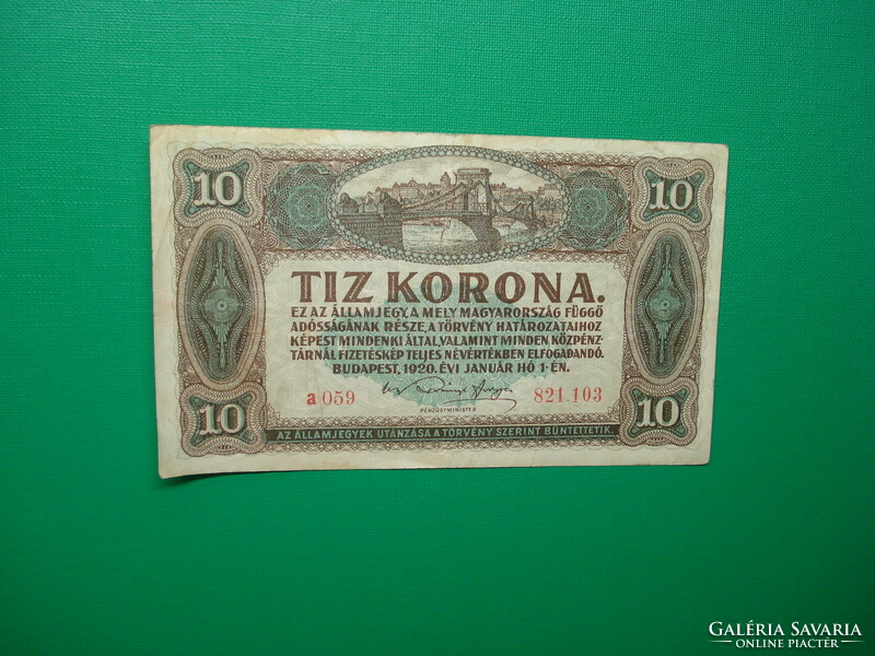 10 korona 1920  AP