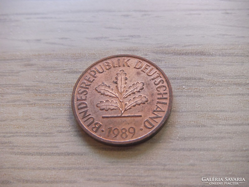 2   Pfennig   1989   (  G  )  Németország
