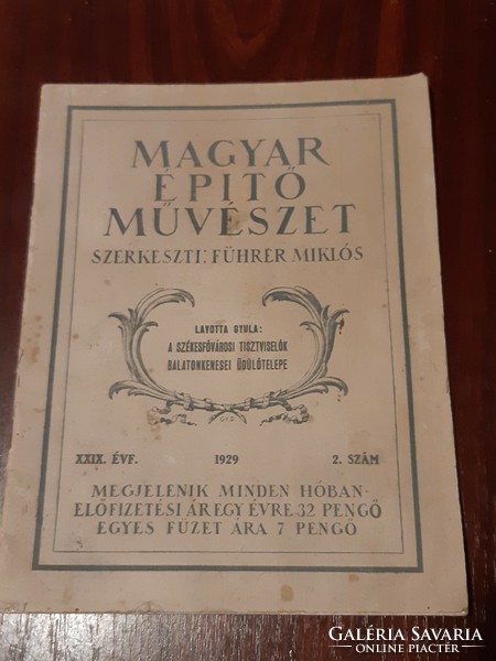 Magyar építő művészet 1929. 2.szám