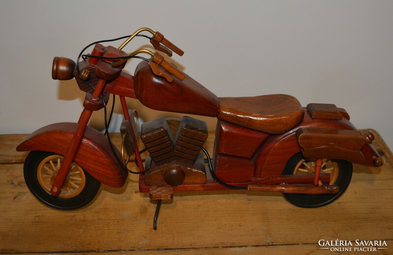 Wooden motorcycle model harley davidson