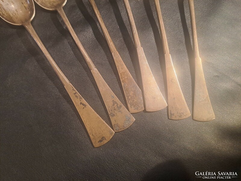 Silver teaspoons 6 in one English style