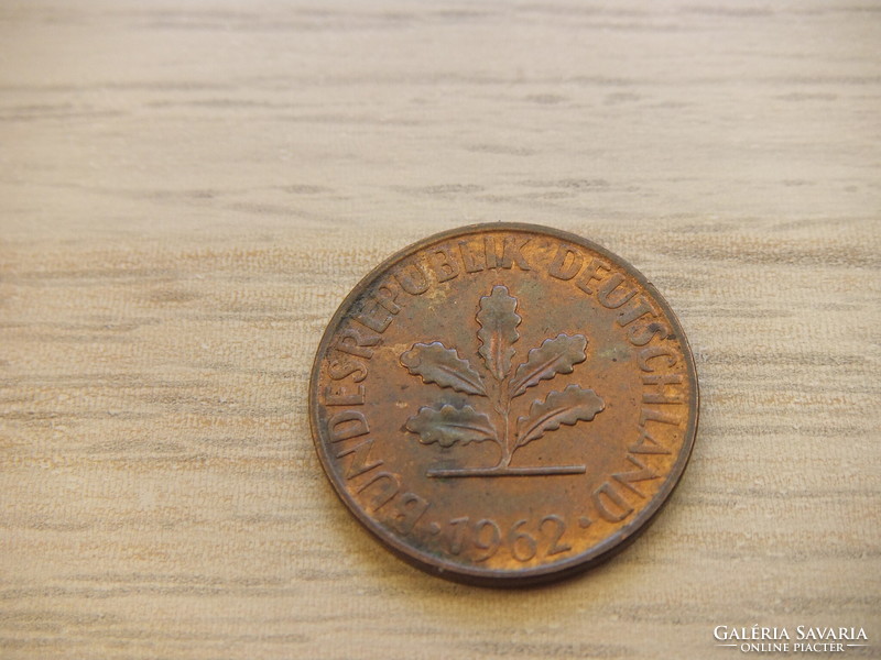 2 Pfennig 1962 ( d ) Germany
