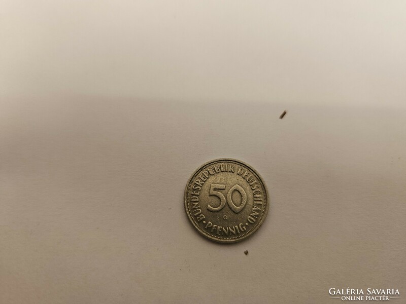 1950-es 50 Pfennig G vj