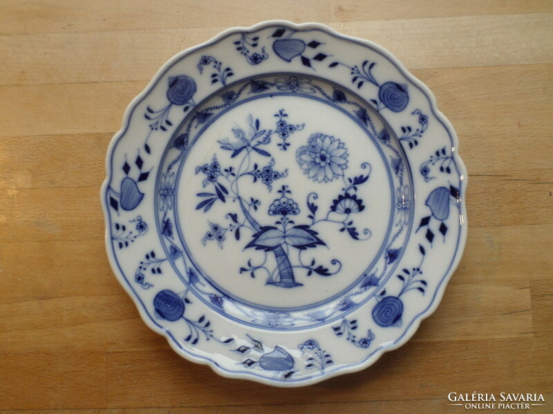 Antik Cölln Meissen hagymamintás porcelán tányér lapostányér 23 cm