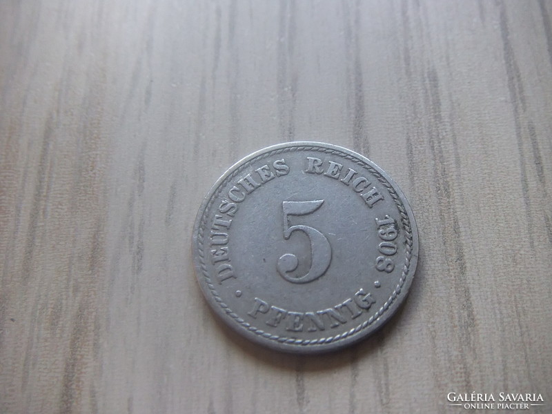 5   Pfennig   1908   (  A  )  Németország