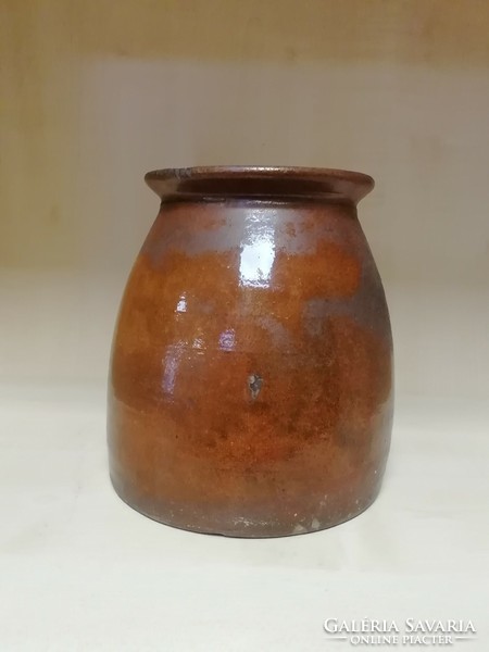 Retro ceramic jam jar