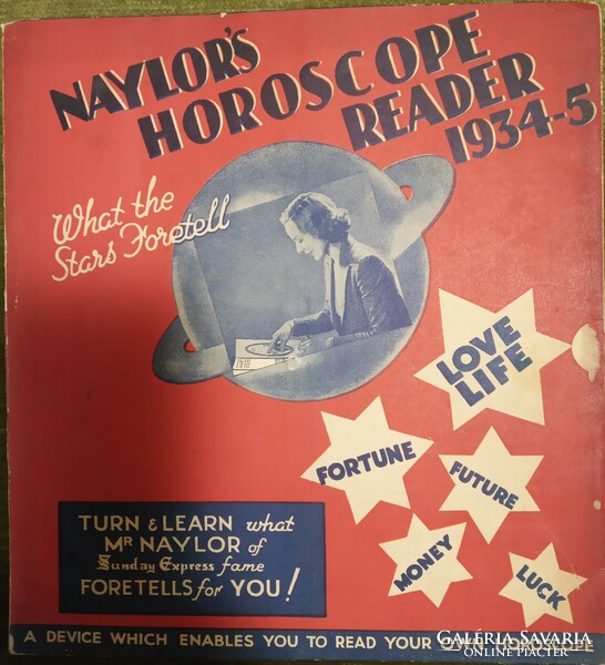 An astrological curiosity! British astrologer R.H. Naylor's individual horoscope publication for the year 1934-5