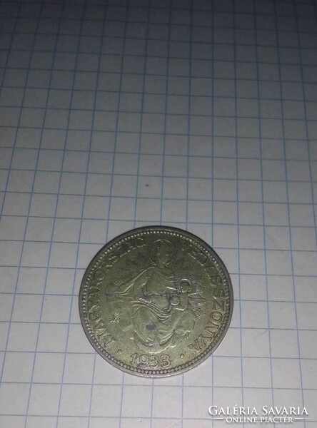 Madonnás ezüst 2 pengő 1933-ból