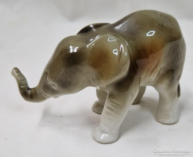 Rare royal dux porcelain elephant in perfect condition