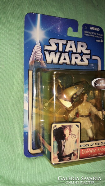 VINTAGE STAR WARS OBI WAN KENOBI és egy Droid HASBRO figura játék szett BONTATLAN dobozával GYŰJTŐI