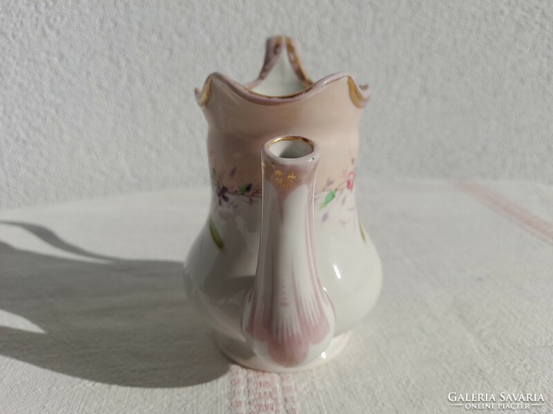 Antique Bieder porcelain spout, xix. Second half of the century