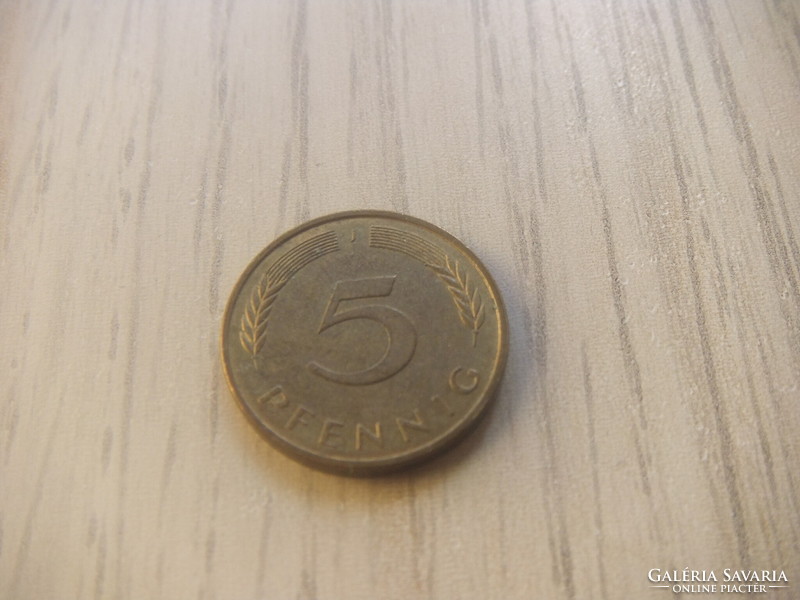 5 Pfennig 1991 ( j ) Germany