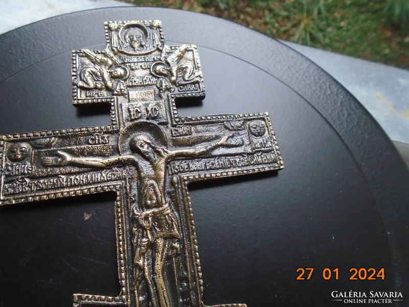 19 Sz bronze Russian Orthodox cross