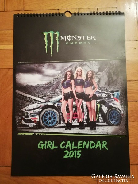 Monster 2015 girl calendar, wall calendar