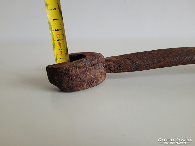 Old tool key wrench big heavy vintage decoration