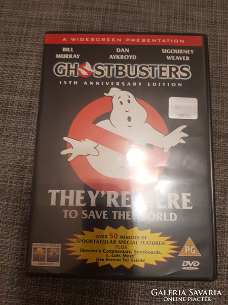 Ghostbusters dvd movie. In English