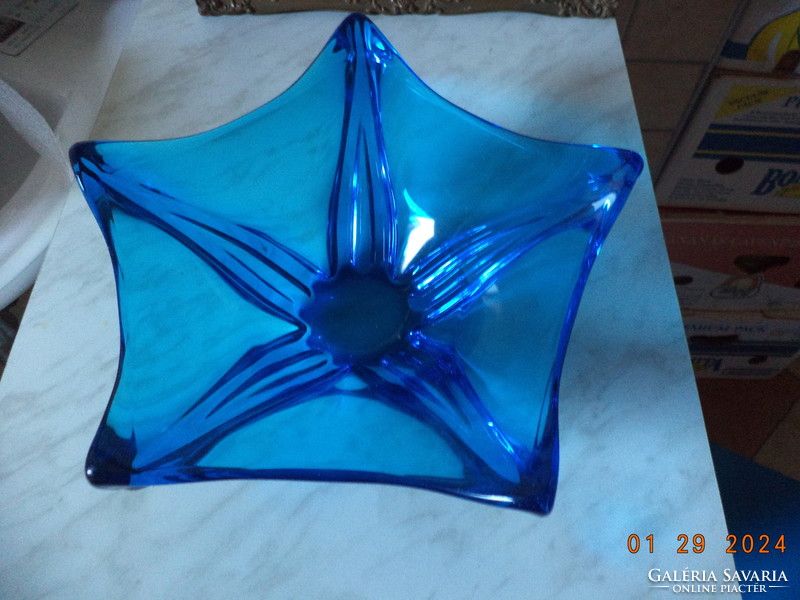 Blue blown glass centerpiece! 5.