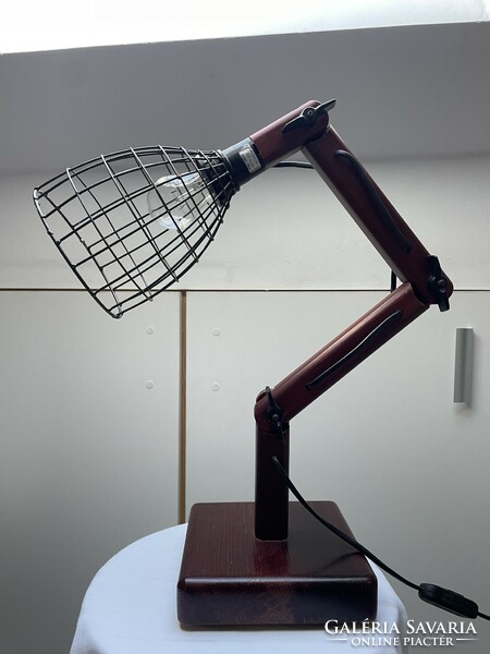 Zicoli limbach marked industrial hinged lamp from the 70s