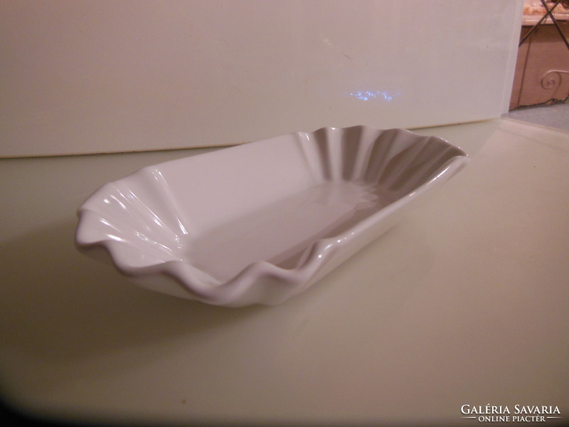 Plate - shaped like a cookie tray - marked - 20 x 11 x 3.5 cm - porcelain - thick - quality - - German