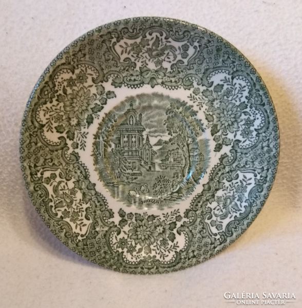 Folk ceramics, small plate 14 cm - a souvenir brought from Shanghai